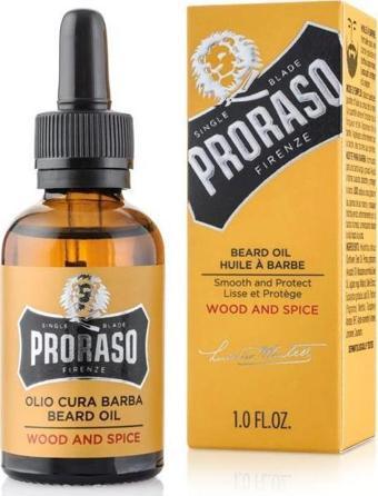 Proraso Beard Oil Wood And Spice Sakal Bakım Yağı 30 ml