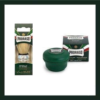 Proraso Tıraş Sabunu Okaliptüs Yağı& Shaving Brush Tıraş Fırçası