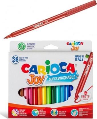 Carioca Joy Süper Yıkanabilir Keçeli Boya Kalemi 36lı Set