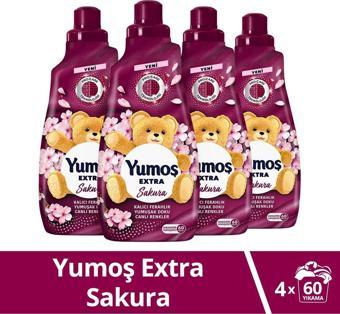 Yumoş Extra Sakura Çamaşır Yumuşatıcı 4 x 1440 ml