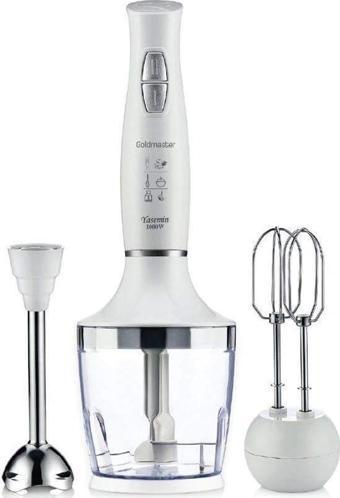 Goldmaster GM-7212W TwinMix Beyaz 1000 W Blender Seti