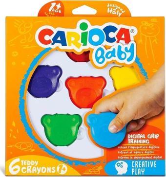 Saze Carioca Teddy Bebek Crayons 6lı 354298-00010