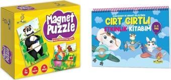 Yükselen Zeka 2+ Yaş Magnet Puzzle Dikkat Geliştiren Zeka Oyunu Ve Cırt Cırtlı Etkinlik Kitabım