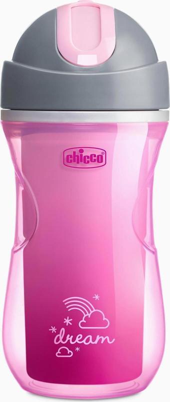 Chicco Isı Yalıtım Spor Bardak Pipet 14 Ay Pembe