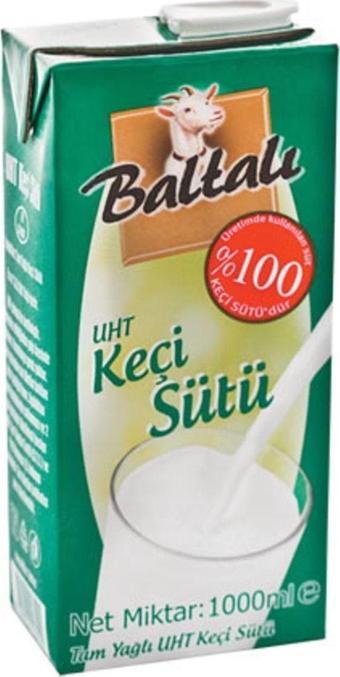 Baltalı %100 Keçi Sütü Uht 1 Lt