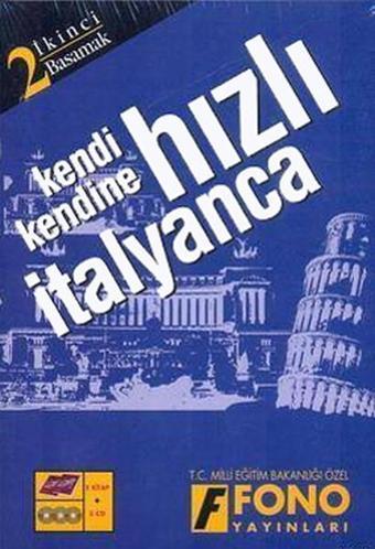 Hızlı İtalyanca 2.Basamak Seti (2 Kitap 3 CD) - Kutulu - Fono Yayınları