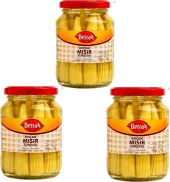 Berrak Mısır Koçanı Turşusu 340 gr. X3Lü Paket