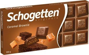 Schogetten Chocolate Caramel Brownie Karamel Browni Çikolata 100 gr.