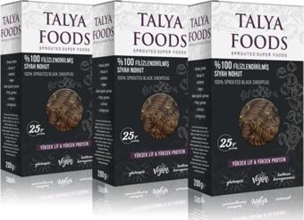 Talya Foods Filizlendirilmiş Siyah Nohut Makarnası 3X200G