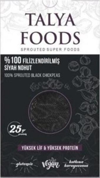 Talya Foods Filizlenmiş Glutensiz Siyah Nohut Makarna 200 gr.