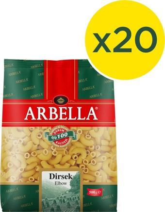 Arbella Makarna 500 gr Dirsek 20 li Koli