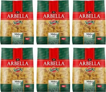 Arbella Midye Makarna 500 Gr X 6 Adet