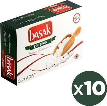 Başak Küp Şeker 750 Gr 360 Lı X 10 Adet