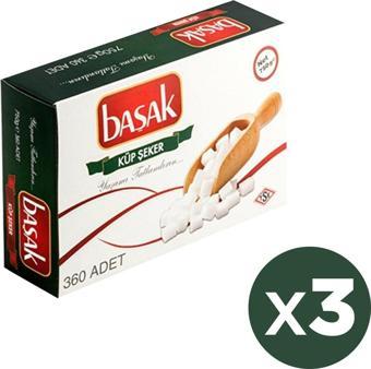 Başak Küp Şeker 750 gr 360' lı x 3 Adet