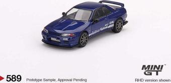 Mini GT Nissan Skyline GT-R Top Secret VR32 Metallic Blue - 589