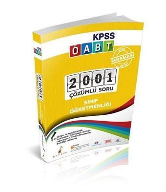 KPSS ÖABT Sınıf Öğretmenliği Alan Taraması 2001 Soru 2001 Çözüm - Pelikan Tıp Teknik Yayınları