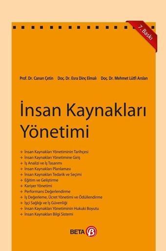 İnsan Kaynakları Yönetimi - Esra Dinç Özcan - Beta Yayınları