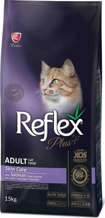 REFLEX PLUS ADULT CAT SKİN CARE SALMON 15 KG