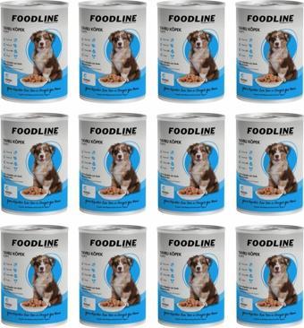 Foodline Kuzu Etli Yavru Köpek Konservesi 400 Gr x 12 Adet