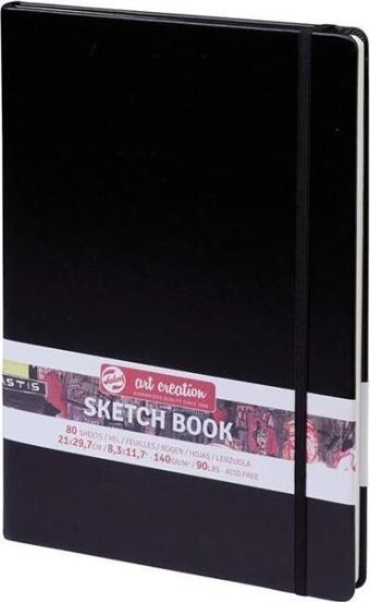 Talens Art Creation Sketch Book 21x30cm 140g 80yp Sert Kapak Eskiz Defteri Siyah / 9314003M