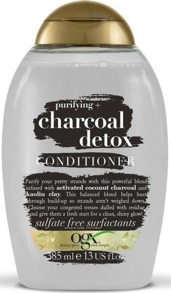 Organix Charcoal Detox Saç Kremi 385 ml