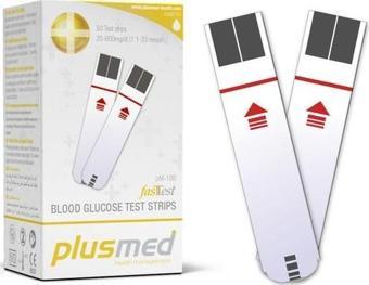 Plusmed Pm-100 Fast Test Şeker Test Stribi 50 Test