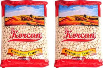 Korcan Dermason Fasulye 1 kg 2 li