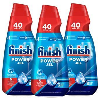 Finish Hepsi Bir Arada Konsantre 1000 ml 3 lü Bulaşık Jel Deterjanı