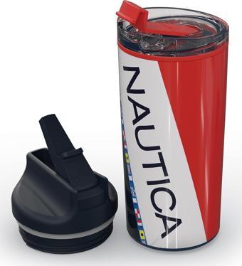 Nautica NTM02 Sport Termos Paslanmaz Çelik 500 ml Navy Flags