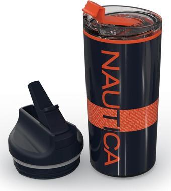 Nautica NTM02 Sport Termos Paslanmaz Çelik 500 ml Navy Turuncu