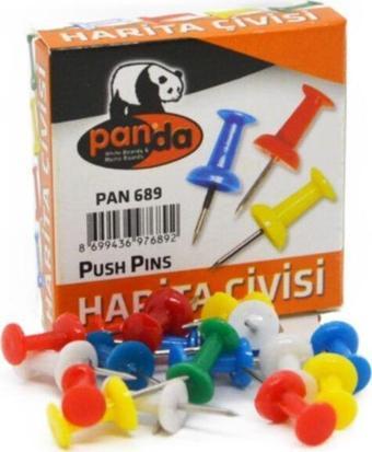 Panda Pan689 Mantar Pano Harita Çivisi - Mantar Pano Iğnesi