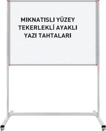 Panda Yazı Tahtası Mıknatıslı Yüzey Tekerlekli Ayaklı Sabit Tek Taraflı 90 x 120 Pan 565