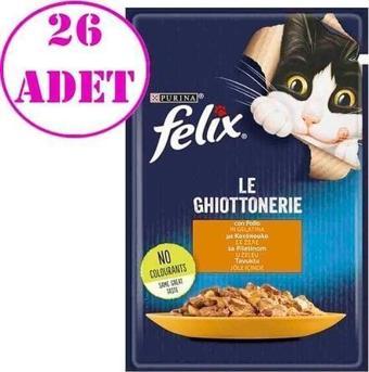 Felix Tavuk Etli Kedi Yaş Maması 85 gr - 26 Adet