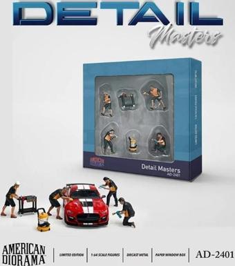 Mini GT American Diorama 1/64 Figure Set: Detail Masters AD-2401
