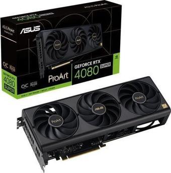 ASUS PROART GEFORCE RTX 4080 SUPER OC 16GB GDDR6X 256 BİT DLSS 3 EKRAN KARTI (PROART-RTX4080S-O16G) 90YV0K90-M0NA00