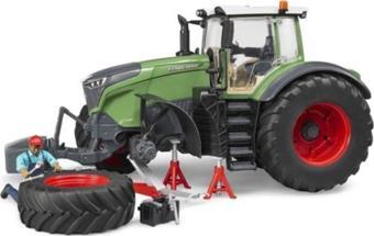 BRUDER FENDT 1050 VARIO TRAKTÖR & LASTİKÇİ VE  AKSESUARLARI 04041