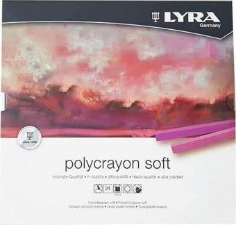 Lyra Polycrayon Soft 24'lü Toz Pastel Boya Ana Renkler / L5651140