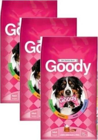 Goody Kuzu Yetişkin Köpek Maması 15 kg x 3 Adet