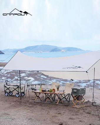 Nurgaz Campout Tarp 4.40X3.40X2.90 Mt