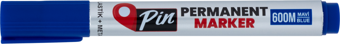 Pin Permanent Marker Koli Kalemi Yuvarlak Uç Mavi 10'lu