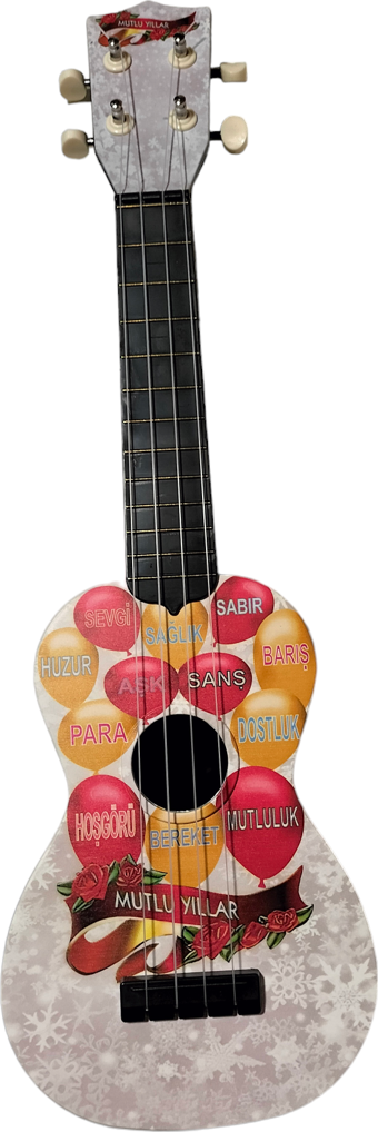 Hawiian XU21NEWYEAR Soprano Ukulele Yeni Yıl Desenli Kapak