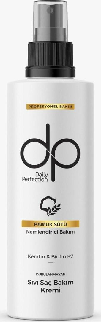 Dp Daily Perfection Pamuk Sütü Durulanmayan Sıvı Saç Bakım Kremi 180 Ml