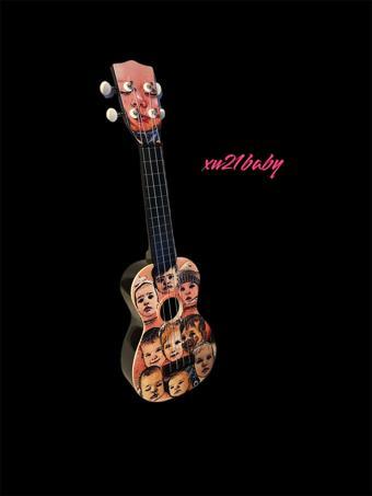 Hawiian Soprano XU21BABY Ukulele Bebek Desenli Kapak