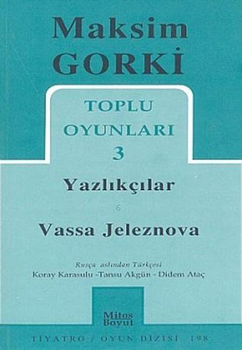 Toplu Oyunları 3 - Maksim Gorki - Mitos Boyut Yayınları