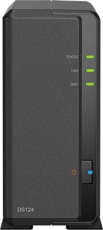 SYNOLOGY DS124 1GB 1x3.5" SATA Desteği RAID(0) NAS Depolama Ünitesi