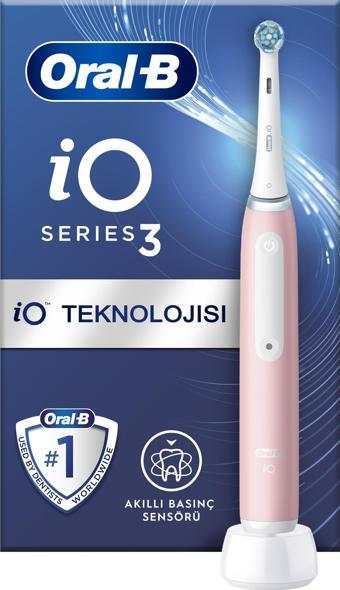 Oral-B iO 3 Şarjlı Diş Fırçası - Pembe