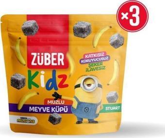 Züber Kidz Meyve Küpü Muzlu 49g X 3 Adet