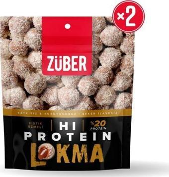 Züber Yüksek Proteinli Lokma Fıstık Ezmeli 84g X 2 Adet