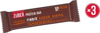 Züber Protein Bar Fındıklı 35g x 3 Adet