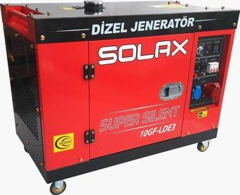 Solax 10GF-LDE-3 Marşlı Kabinli Trifaze Dizel Jenerator